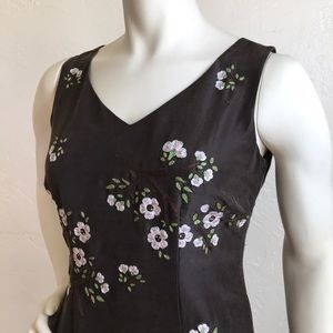 Inc. silk cherry blossoms embroidered